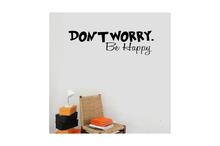 Don't  Worry Be Happy Wall Art  Wall Decal Wall Sticker
