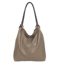 Owen Barry Light Brown Solid Leather Handbag For Women