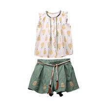 Girls' summer clothing_girls suit 2019 new children's