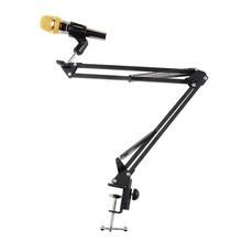 Adjustable Professional Desk Recording Microphone Arm Stand With Microphone Clip,Table Mounting Clamp