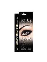 Lotus Makeup Ecostay Crème Kohl Intense Kajal, Vivid Black, 0.28g