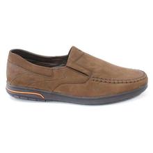 Shikhar Shoes Brown Suede Slip On Shoes For Men - 1810