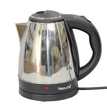 Yasuda YS-18X 1.8Ltr Stainless Steel Electric Kettle- Steel/Black