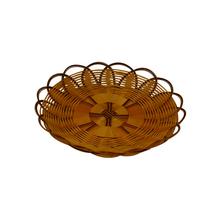 Round Basket (Big), Orange-1 Pc