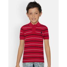 Boys Solid Pure Cotton T Shirt  (Red, Pack of 1)