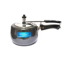 DeviDayal 5 Ltr Hard Anodized Inner-Lid Pressure Cooker – Black