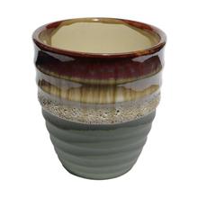 Multicolored Ceramic Flower Pot - Small