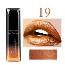 PUDAIER Lip Gloss Sexy Lipstick Metallic Lipgloss Long Lasting Tattoo Pigment Matte Liquid Lipstick Makeup Lips Lip Gloss