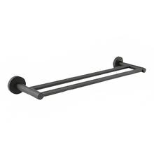 Parryware Nightlife 450 mm ‎Wall Mounted Towel Rail Shiny Black T4992A5