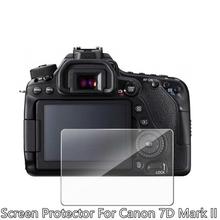 Tempered Glass With Shoulder Screen Protector For Canon 7D Mark II