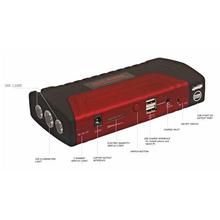 Car Jump Starter with Portable Power Bank for Mobile and Laptop / with LED Lights, glass breaker & seat belt cutter