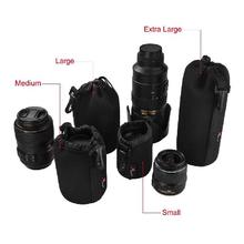 Lens Pouch For Canon Nikon DSLR Camera Lens Medium