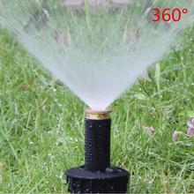 90-360 Degree Pop up Sprinklers Plastic Lawn Watering Sprinkler Head Adjustable Garden Spray Nozzle 1/2" Female Thread 1 Pc