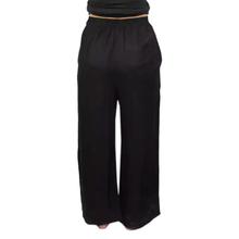 Black Drawstring Palazzo For Women