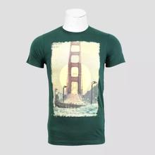 Green Bridge Printed Tshirt For Men