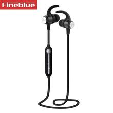 FINEBLUE Mate 9S Wireless Bluetooth Headset Magnet Earphone Stereo With Earpieces