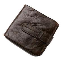 GUBINTU Wallet Vintage Genuine Leather Men Short Bifold