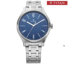 Titan Blue Dial Analog Watch For Men - 1802SM02