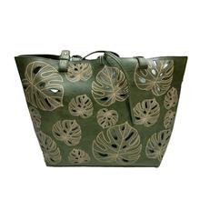 2-Set Stylish Leaf Printed Hand Bag For Women