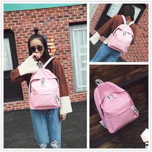 Pink Korean Design Double Shoulder School and Travel Backpack 41001725