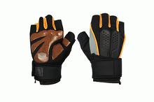 Half Finger Gym Gloves - Black/Orange