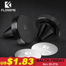 FLOVEME Magnetic Car Phone Holder Stand For iPhone X XS XR Samsung S9 Magnet Air Vent Mount Holder For Cell Mobile Phone In Car