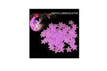 100 Pcs Stars Luminous Fluorescent Home Decor Wall Stickers