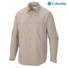 Columbia 1441581160 Silver Ridge Long Sleeve Casual Shirt For Men- Beige