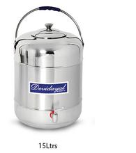 Devidayal Stainless Steel Water Pot 15 Liters