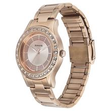 Blush It Up with Sonata -Rose Gold Dial Analog Watch for Women 8123WM03
