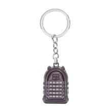 PUBG L3 Bag Battleground Metal Keychain & Keyring- Grey