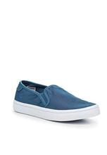 Adidas Blue Court Vantage Slip On Shoes For Women - S75723