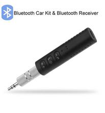 3.5mm Wireless Bluetooth Receiver Stereo For Aux Car Speakerphone Handsfree