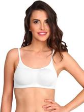 Jockey White Fashion Essentials Soft Cup Cami Bra For Women - SS12