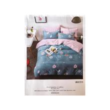 Cotton Printed Bedsheet With Pillow And Quilt Cover Set [ bhsbg22]