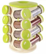 Trueware Plastic Spice Rack 16 in 1 AssortedColor