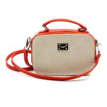 David Jones Orange/Beige Two Toned Sling Bag For Women