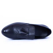 Kapadaa: Caliber Shoes Black Slip On Formal Shoes For Men – ( P 506 C )