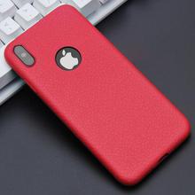 KISSCASE Ultra Thin Phone Cases For iPhone 6S 6 7 8 Plus XS Max Cover Leather Skin Soft TPU Silicone Case For iPhone XR X Shell