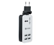 ZOOOK ZF PPS1	Power Strip - Universal Socket And 4 USB Ports