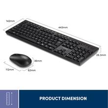 Prolink Wireless Multimedia Desktop Combo Keyboard & Mouse- PCWM7005