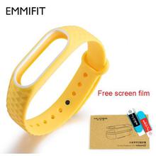 Xiaomi Mi Band 2 Bracelet Strap For Miband 2 Colorful Strap Wristband Replacement Smart Band Accessories For Mi Band 2 Silicone