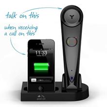 GoodCall Bluetooth Handset With Fast Charging Dock For All Android And iOS Smatphones- Black