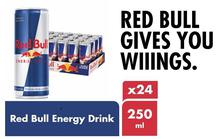 RED BULL - ENERGY DRINK (250ML) x 24 CANS