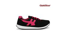 Goldstar Black/Pink Sports Shoes(038)
