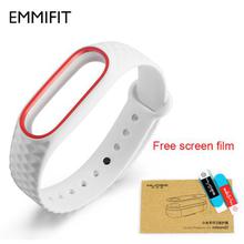 Xiaomi Mi Band 2 Bracelet Strap For Miband 2 Colorful Strap Wristband Replacement Smart Band Accessories For Mi Band 2 Silicone