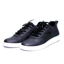 Black Lace Up Casual Shoes For Women