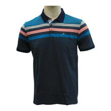 Striped Polo Neck T-Shirt For Men