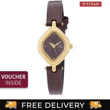 Titan Brown Dial Analog Watch For Women - (2536YL02)