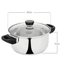 Amazon Brand - Solimo Stainless Steel Induction Bottom Dutch